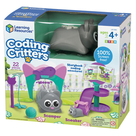 LEARNING RESOURCES Coding Critters, Scamper + Sneaker 3081